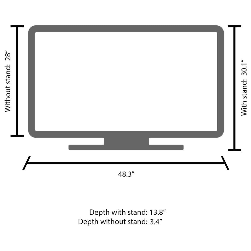 Element 55" Class Revolution Series 4K UHD HDR Frameless - Smart Xumo TV with 2.0 Soundbar in Black, , large