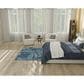 Nourison Garden Oasis GOA02 Navy 4" x 6" Indoor/Outdoor Area Rug, , large
