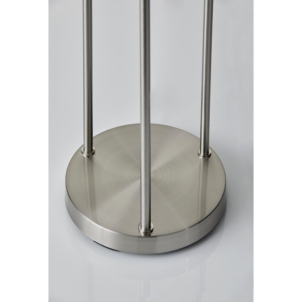 Adesso Trio Floor Lamp in Brushed Steel, , large