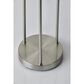 Adesso Trio Floor Lamp in Brushed Steel, , large