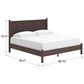Ashley Pamytta King Panel Platform Bed in Rich Brown, , large