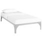 Modway Ollie Twin Platform Bed Frame in Sliver, , large