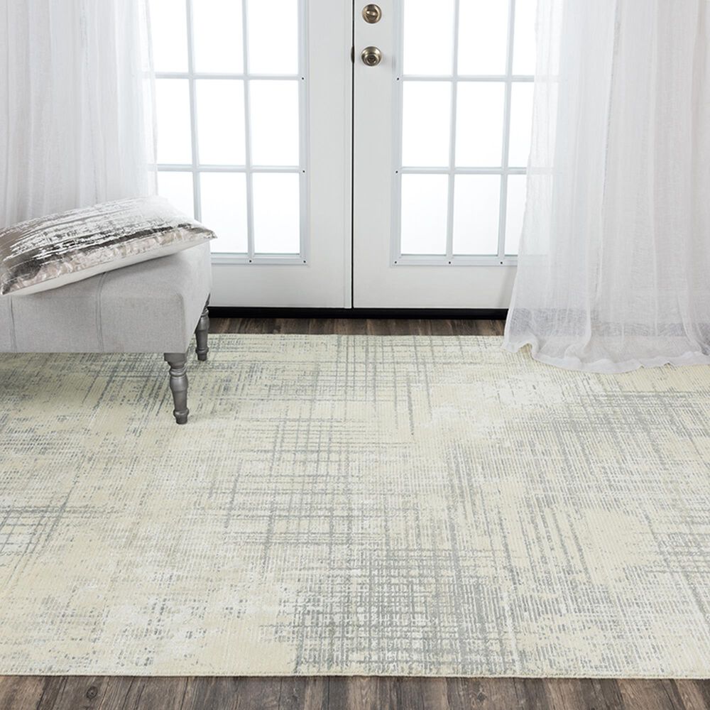 RIZZY Couture 9&#39; x 12&#39; Beige and Gray Area Rug, , large