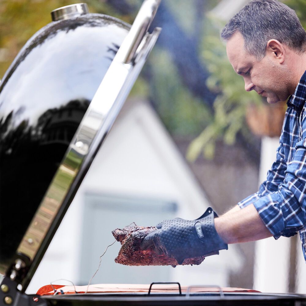 Weber Summit Kamado S6 Freestanding Grill in Black, , large