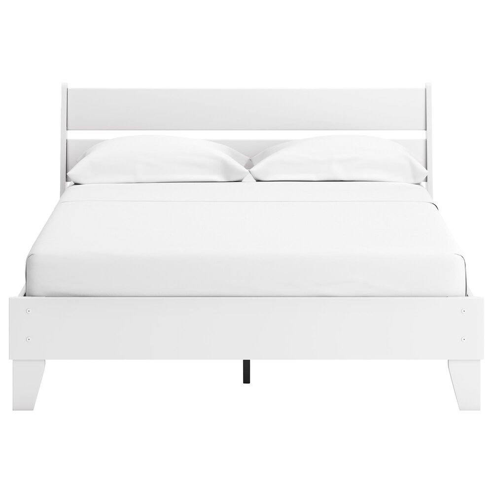 Ashley Socalle Queen Panel Platform Bed in Two-tone, , large