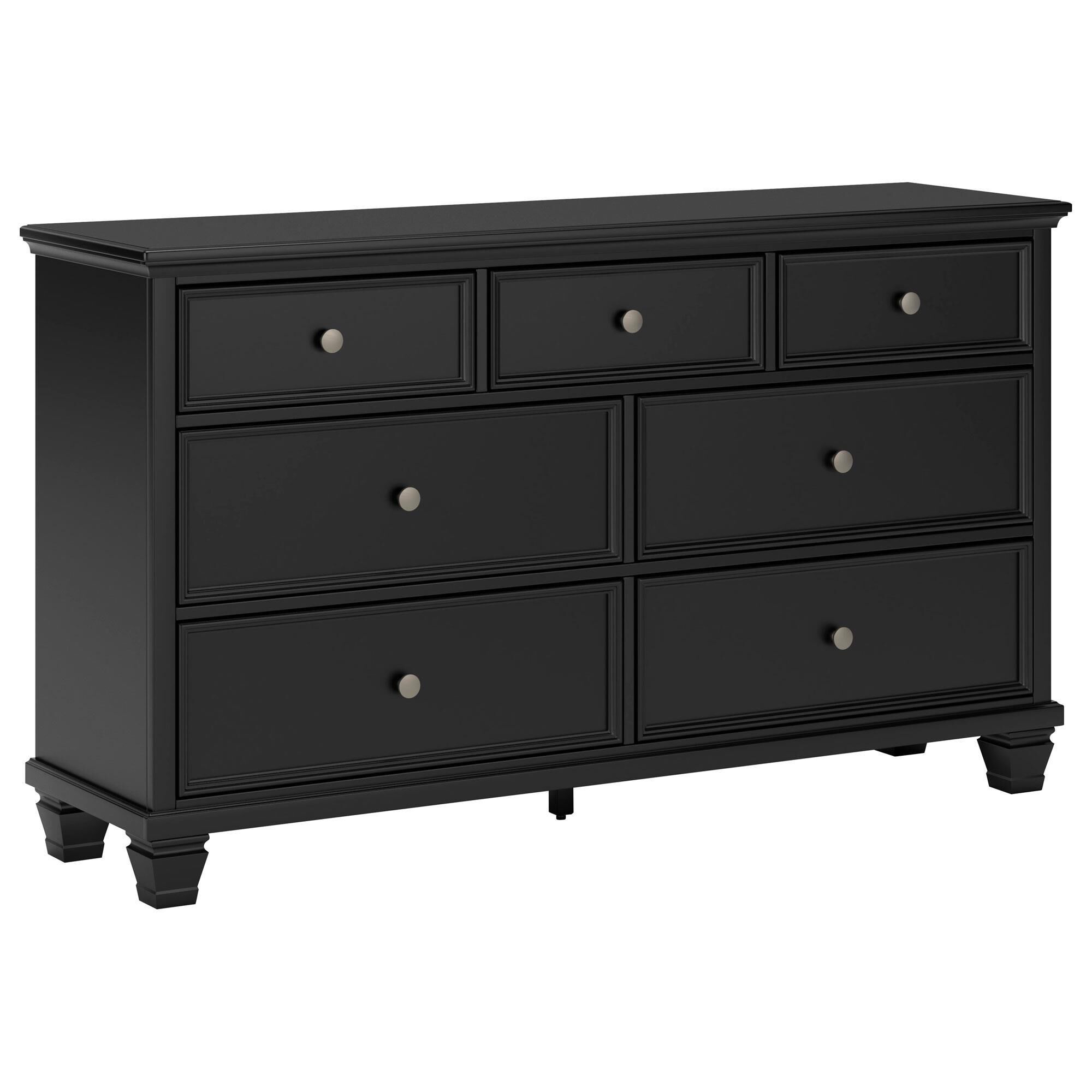 7 drawer outlet dresser black