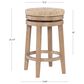 Linon Home Decor Morgan Swivel Counter Stool in Natural, , large