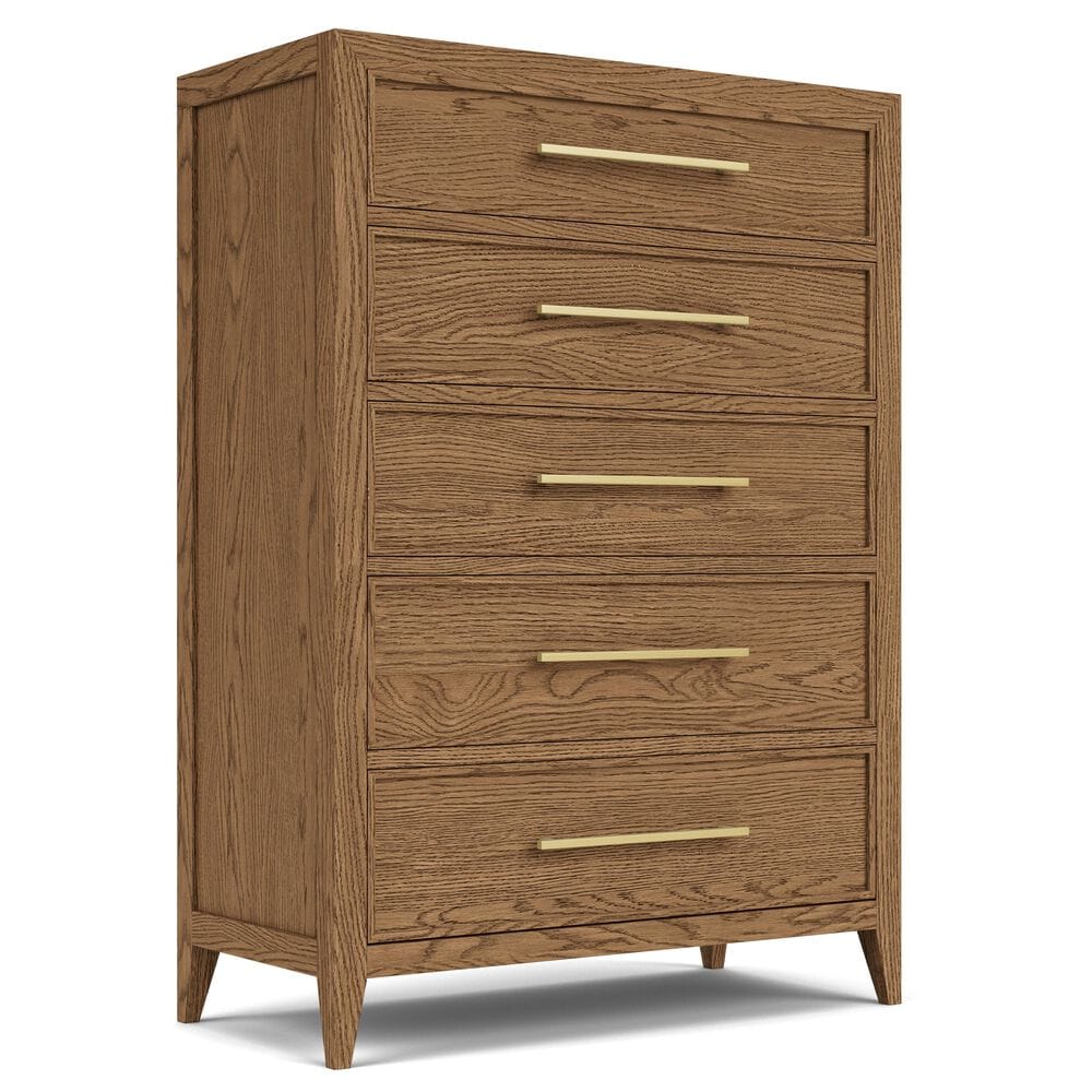 Shannon Hills Halbrooke 5-Drawer Chest in Nutmeg Oak, , large