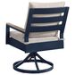 Ashley East Beach 7-Piece Patio Rectangular Dining Set in Navy Blue and Driftwood, , large