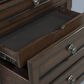Mayberry Hill Kingston 4-Piece Queen Bedroom Set in Rich Walnut, , large