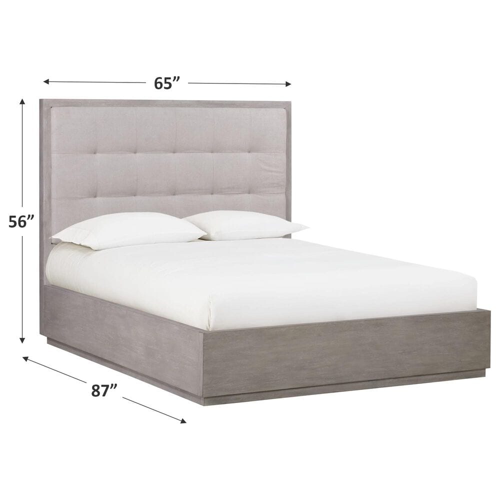 Urban Home Oxford Queen Platform in Gray Mineral, , large