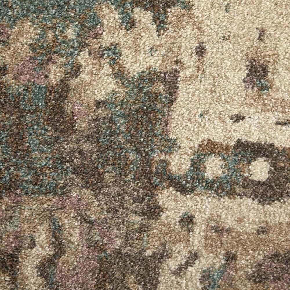 Feizy Eden Teal and Ivory 9&#39; x 12&#39; Area Rug, , large