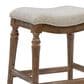 Linon Home Decor Hayes Counter Stool in Hazelnut Brown, , large