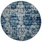 Safavieh Evoke EVK266F-5R 5"1" Round Royal/Ivory Area Rug, , large