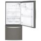 GE Appliances 20.9 Cu. Ft. Bottom Freezer Refrigerator, , large