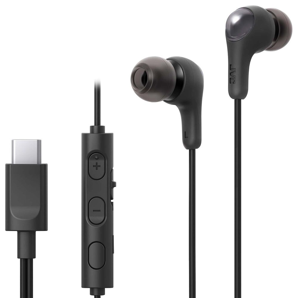 JVC Gumy Connect USB-C Wired Earbuds in Olive Black, , large
