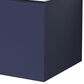 Lexora Home Geneva 24" Single Bathroom Vanity in Navy Blue with 2 cm White Quartz Top and Rectangular Sink, , large
