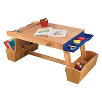 Kidkraft Art Table with Drying Rack and Storage