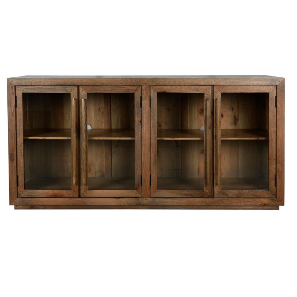 Classic Home Bradley 4-Door Console in Brown, , large