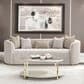 Vista Haus Ariana Stationary Sofa in Beige Velvet, , large