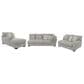 Henderson Brighton 3-Piece U-Shaped Sectional with Left Facing Chaise in Wheat, , large