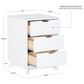 Linon Home Decor Polly 3-Drawer Nightstand in White, , large