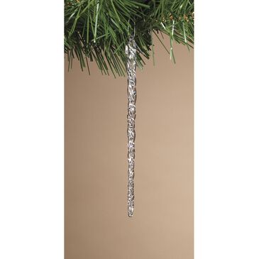 The Gerson Company 4.9" Spun Glass Icicle Ornament - Set of 20, , large
