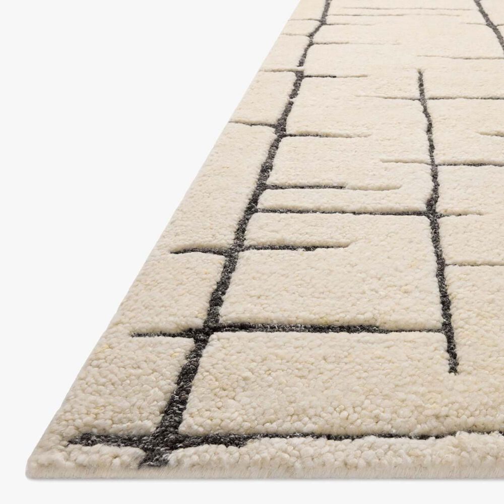 Loloi Octavia 9&#39;6&quot; x 13&#39;6&quot; Ivory and Charcoal Area Rug, , large