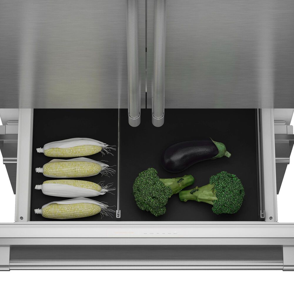 Monogram 20.1 Cu. Ft. Premium Integrated French Door Refrigerator in Panel Ready, , large