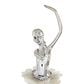 Maple and Jade 3-Piece Dancer Decorative Sculpture Set with Capiz Inlay in Silver and White, , large