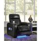 Ashley Boyington Leather Power Recliner in Black, , large