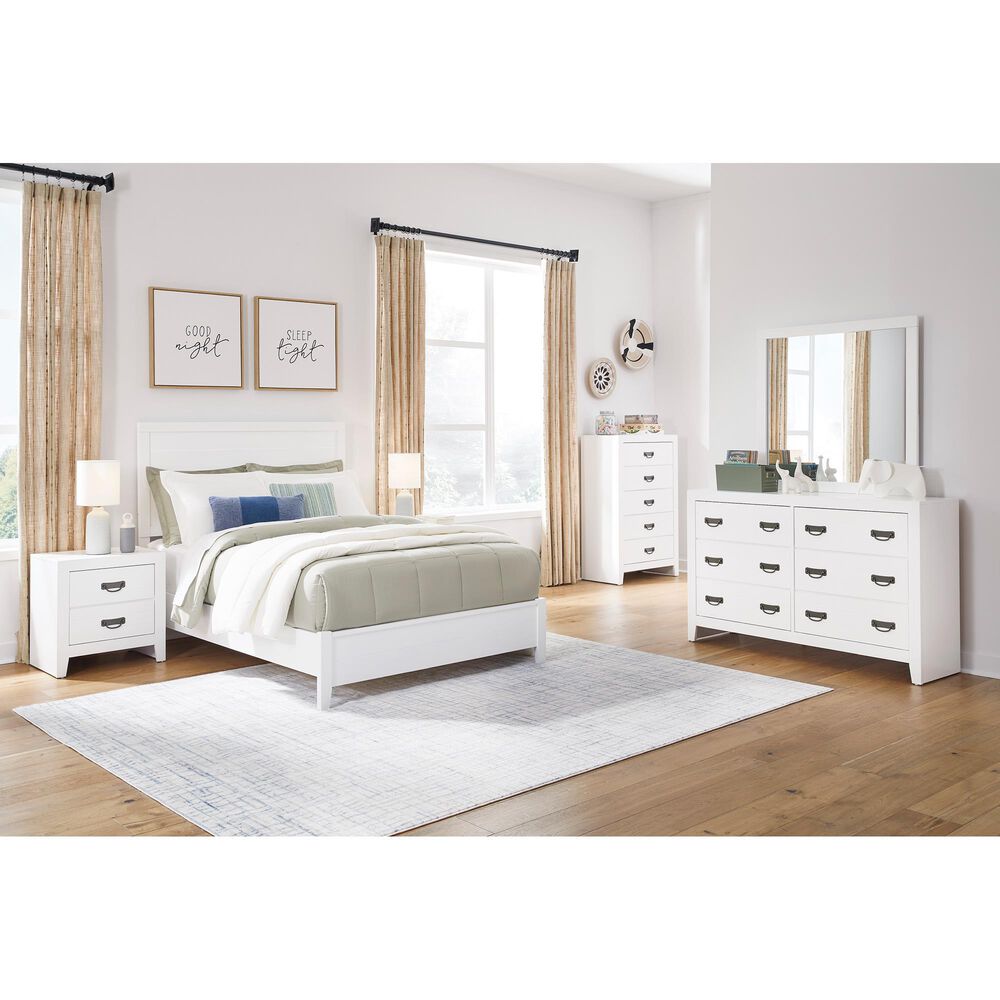Ashley Binterglen 2-Drawer Nightstand in White, , large