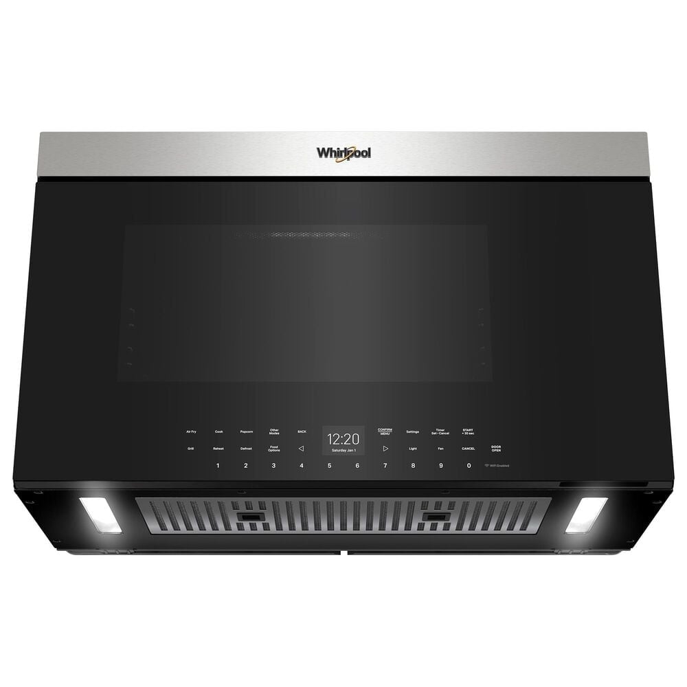 Whirlpool 1.1 Cu. Ft. Over-the-Range Microwave with Air Fry in Stainless Steel, , large