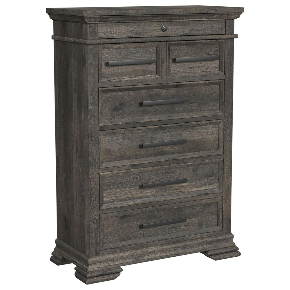Mayberry Hill Park Ridge 6-Drawer Chest in Charcoal, , large