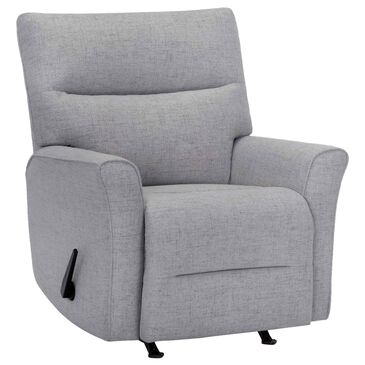 Moore Furniture Vega Manual Rocker Recliner in Sincere Vapor, , large