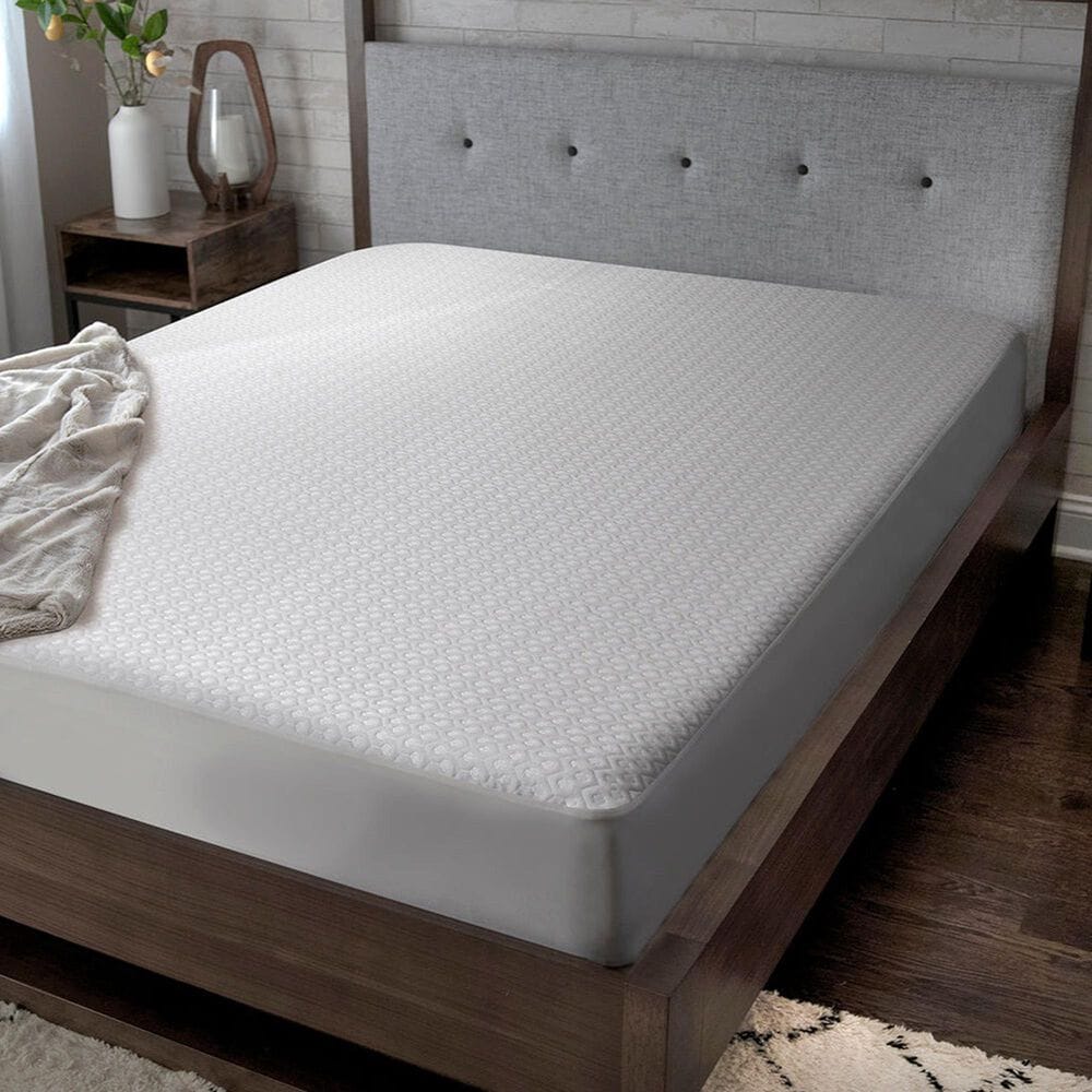 Bedgear Dri-Tec Split Head King Mattress Protector in White, , large