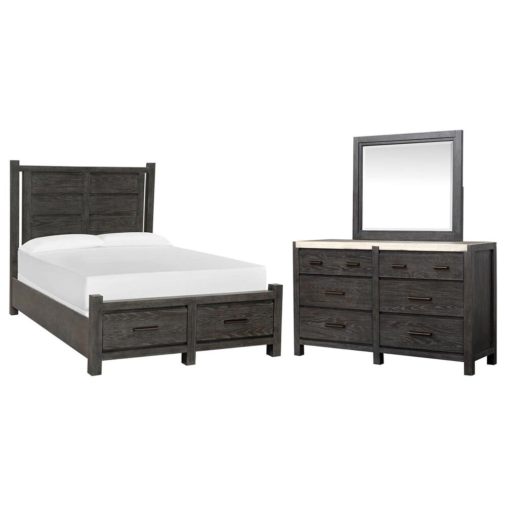 Nicolette Home Plum Creek 3-Piece Queen Storage Bedroom Set in Ravenwood Black, , large