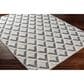 Surya Daffodil Geometric 8" x 10" Light Grey and Natural Area Rug, , large