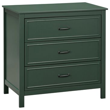 New Haus Charlie 3-Drawer Dresser in Forest Green, , large
