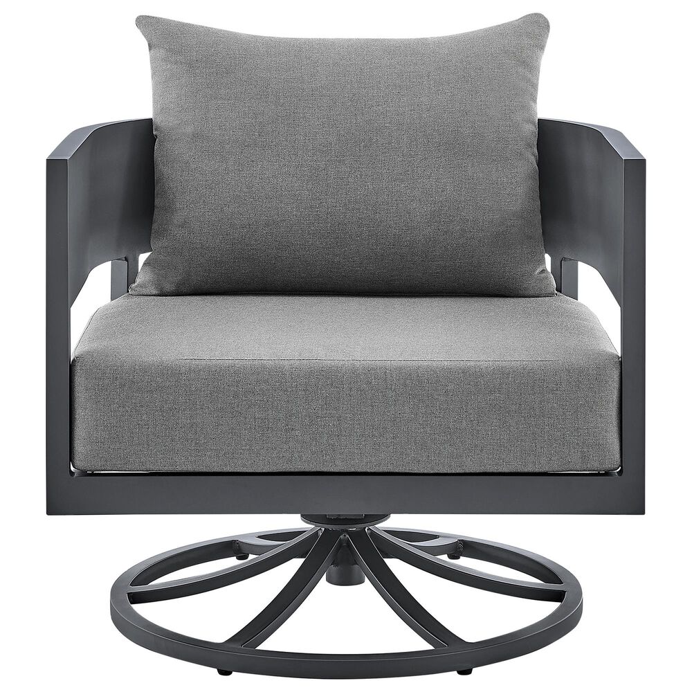 Blue River Argiope 3-Piece Patio Swivel Seating Set in Dark Grey, , large