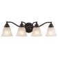 Vaxcel Standford 4-Light Bathroom Vanity in Oil Burnished Bronze, , large
