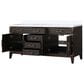Lexora Home Laurel 72" Double Bathroom Vanity in Brown Oak with White Quartz Top and Rectangular Sinks, , large