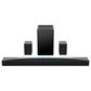 TCL 75" X11L Series 4K UHD HDR SQD-Mini LED - Smart Google TV with 7.1.4 Channel Soundbar System in Black, , large