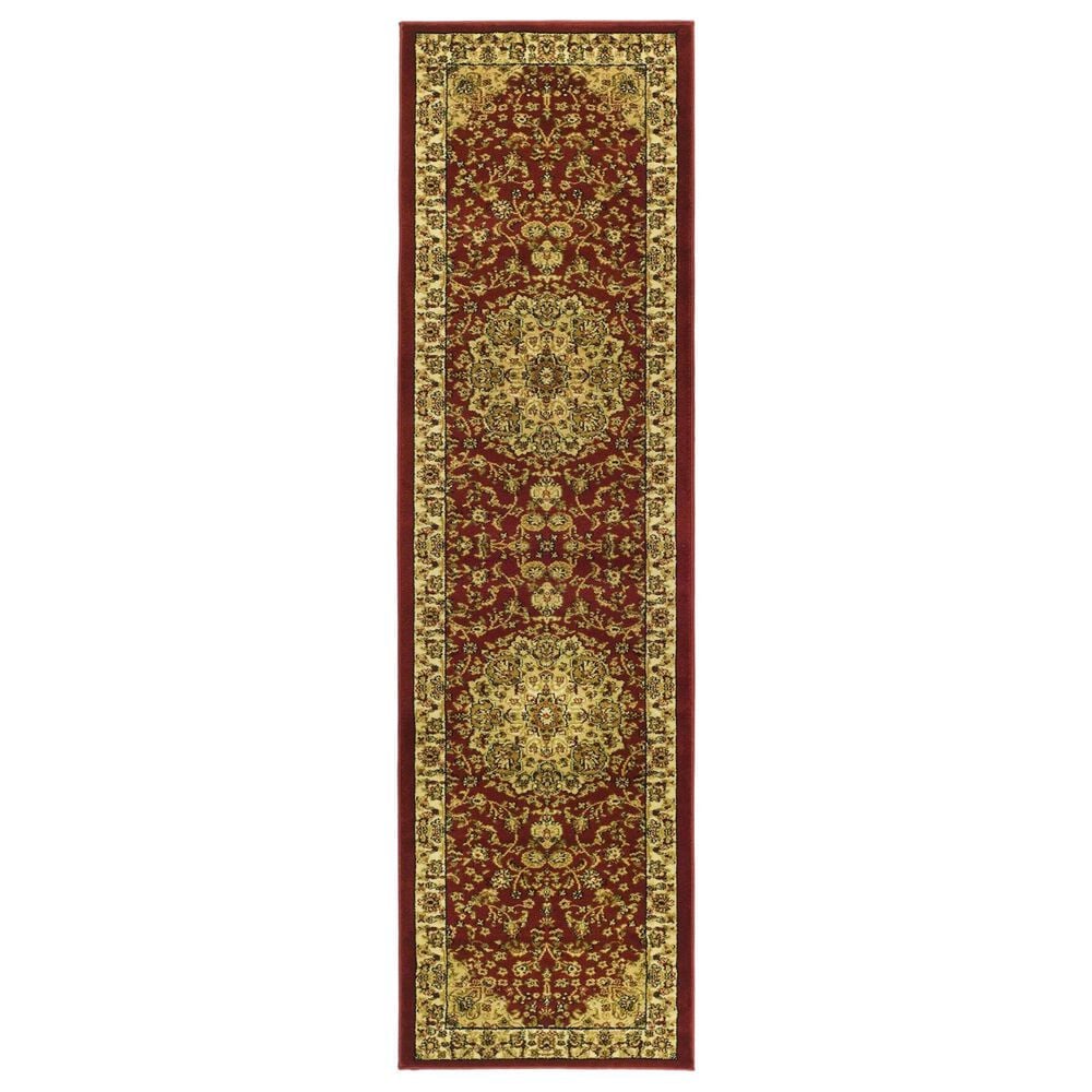 Safavieh Lyndhurst LNH222 2"3" x 12" Red and Ivory Runner, , large