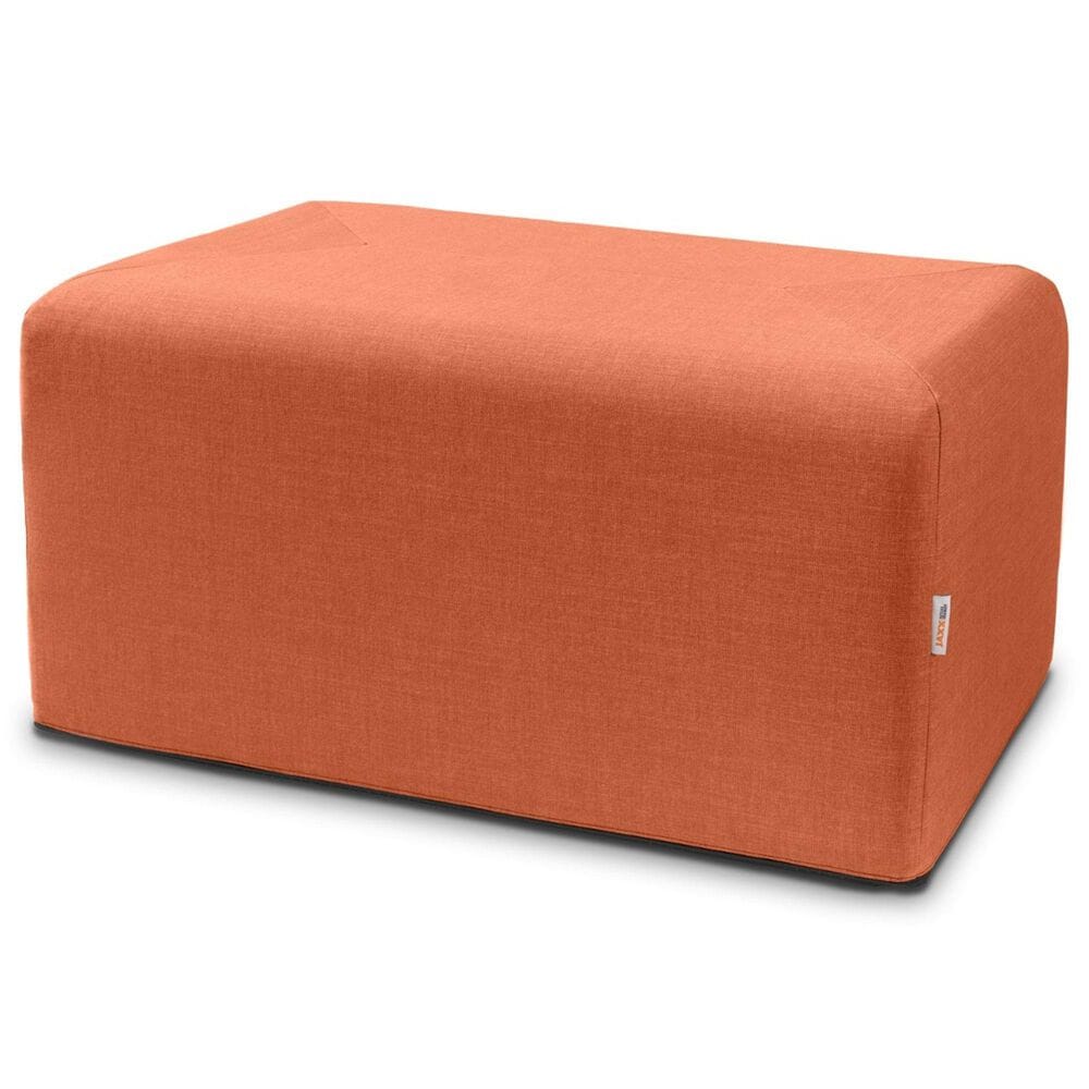 Jaxx Monroe Large Ottoman in Canyon Orange, , large