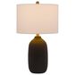 Cal Lighting Trani Ceramic Table Lamp in Matte Black, , large