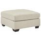 Ashley Falkirk Oversized Accent Ottoman in Parchment, , large