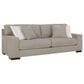 Ashley Maggie Stationary Sofa in Flax, , large