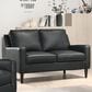 Porter Design Lazio Stationary Loveseat in Black, , large