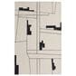Feizy Maguire 8902F 9" x 12" Ivory and Black Area Rug, , large